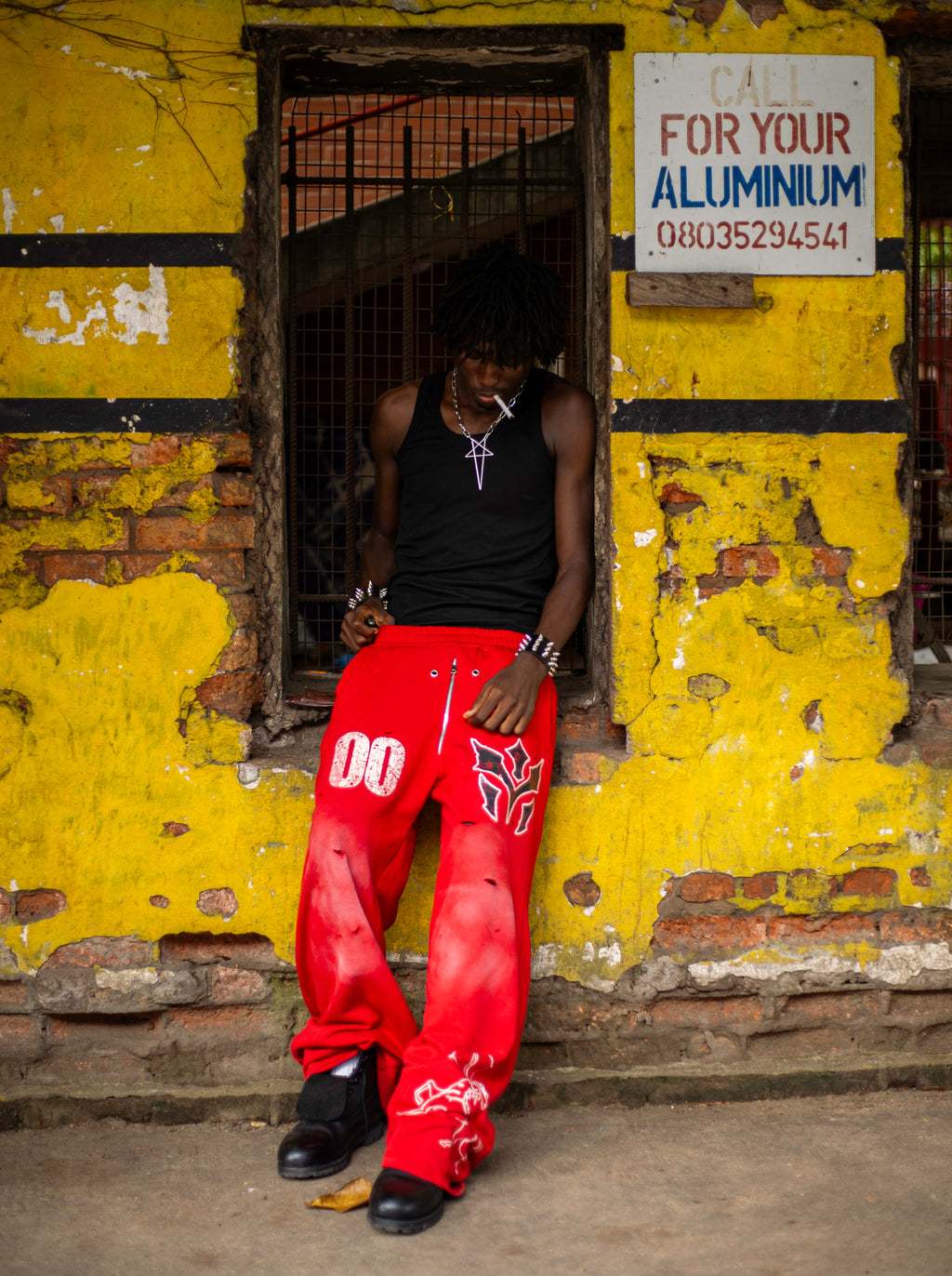 MVTINY BLOOD DROP SWEATPANTS